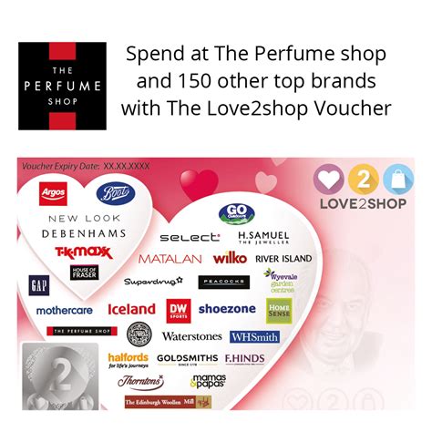 vouchers for the perfume shop.